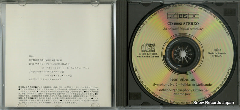 CD-9002 / BIS-CD-9002 disc