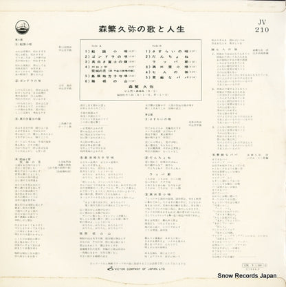 JV-210 back cover