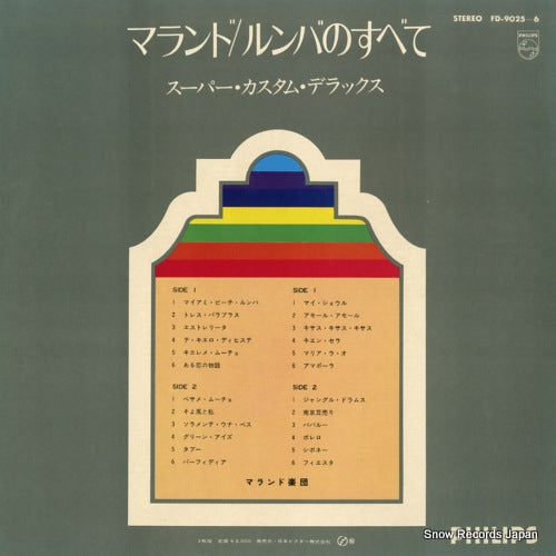 FD-9025 back cover