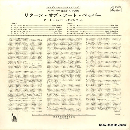 LR-8036 back cover