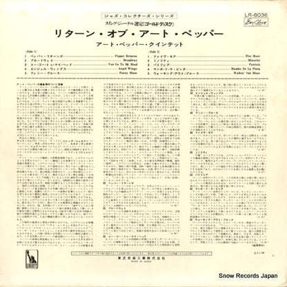 LR-8036 back cover