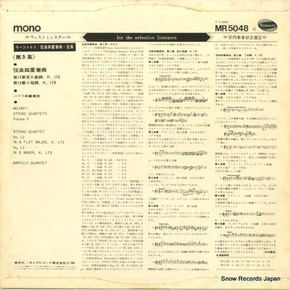 MR5048 back cover