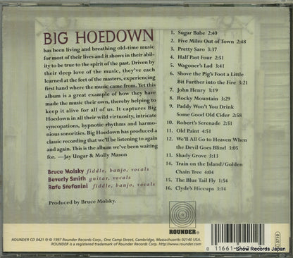 ROUNDERCD0421 back cover