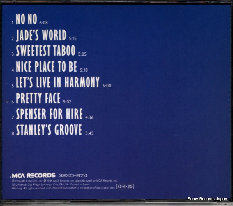32XD-674 back cover