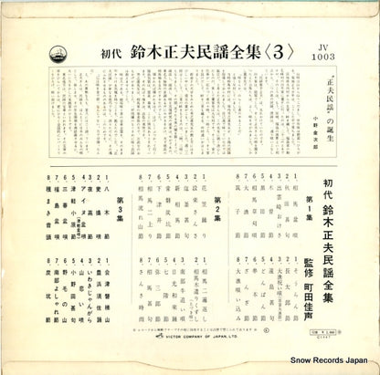 JV-1003 back cover