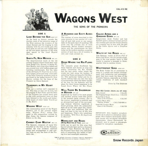 CAL-413 back cover