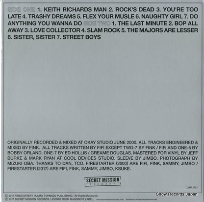 SMR020 back cover