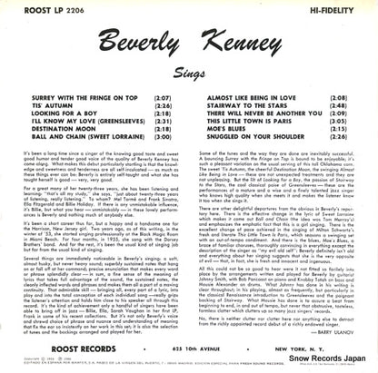 LP2206 back cover
