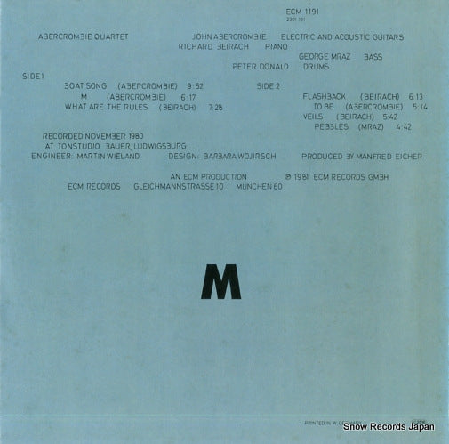 ECM1191 back cover