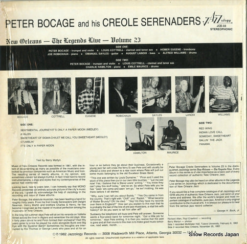 JCE-33 back cover