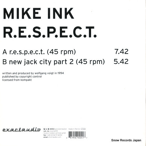 EXACTA005 back cover