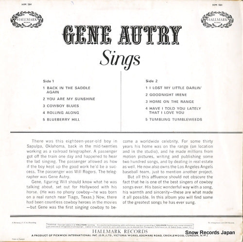 HM584 back cover