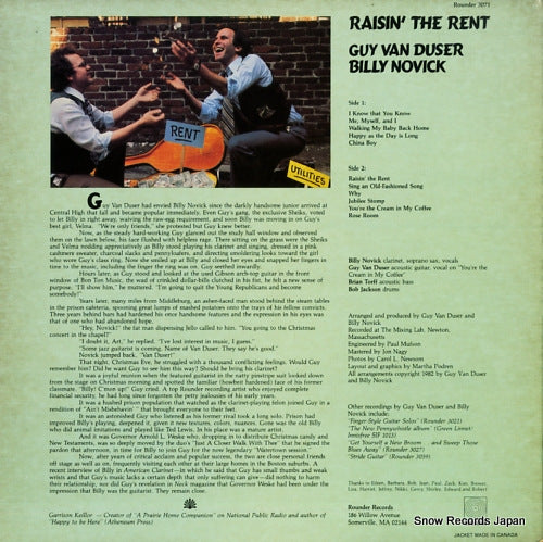 ROUNDER3071 back cover