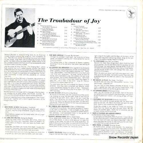 SRE1012 back cover