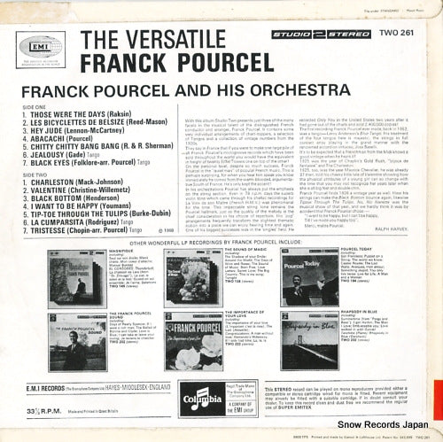 TWO261 back cover