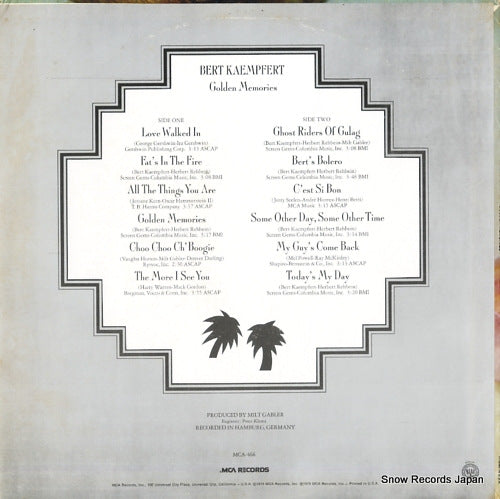 MCA-466 back cover