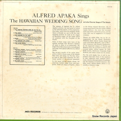 MCA-230 back cover