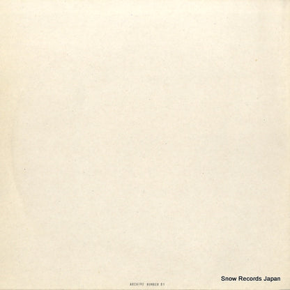 ZZZ01 / ARCHIVENUMBER01 back cover