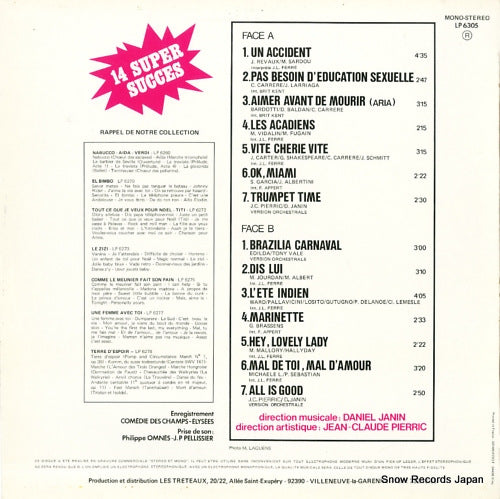 LP6305 back cover