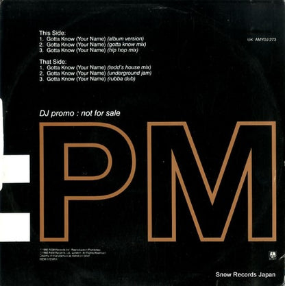 AMYDJ273 back cover
