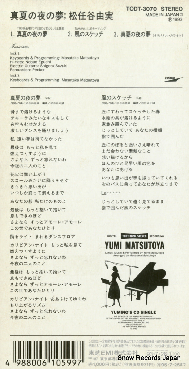 TODT-3070 back cover