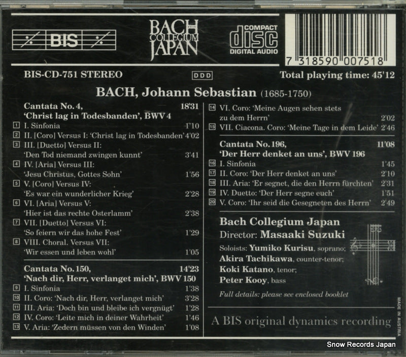 BIS-CD-751 back cover