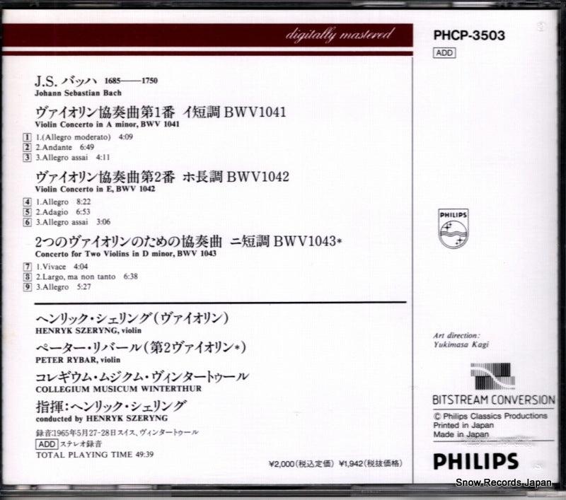 PHCP-3503 back cover