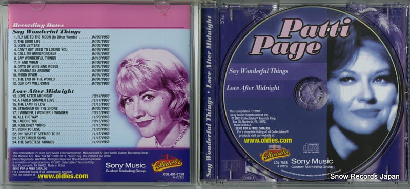 COL-CD-7598 / A70325 disc