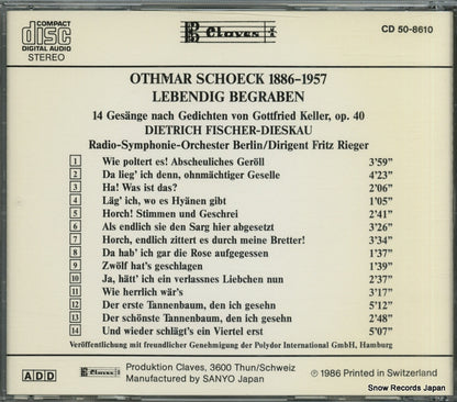CD50-8610 back cover