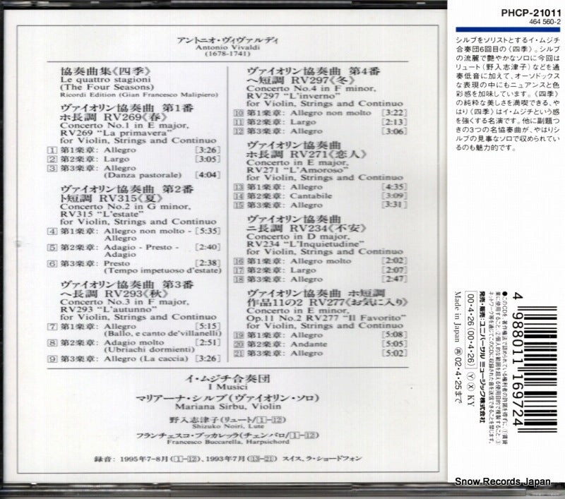 PHCP-21011 back cover