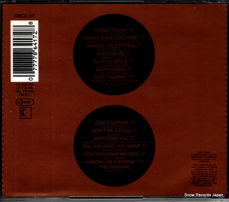 DIXCD112 / 262340 back cover