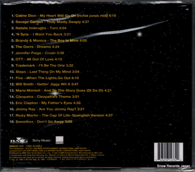 74321-61433-2 / BMGOD3181 back cover