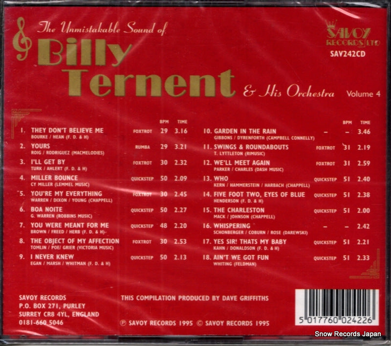 SAV242CD back cover