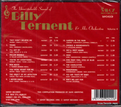SAV242CD back cover