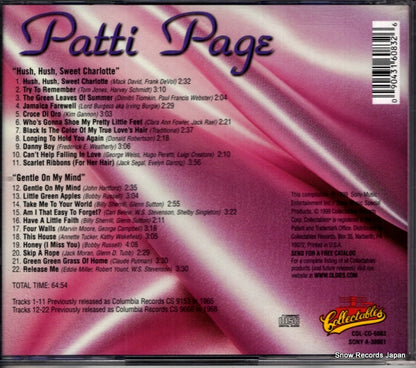 COL-CD-6083 / A-30861 back cover