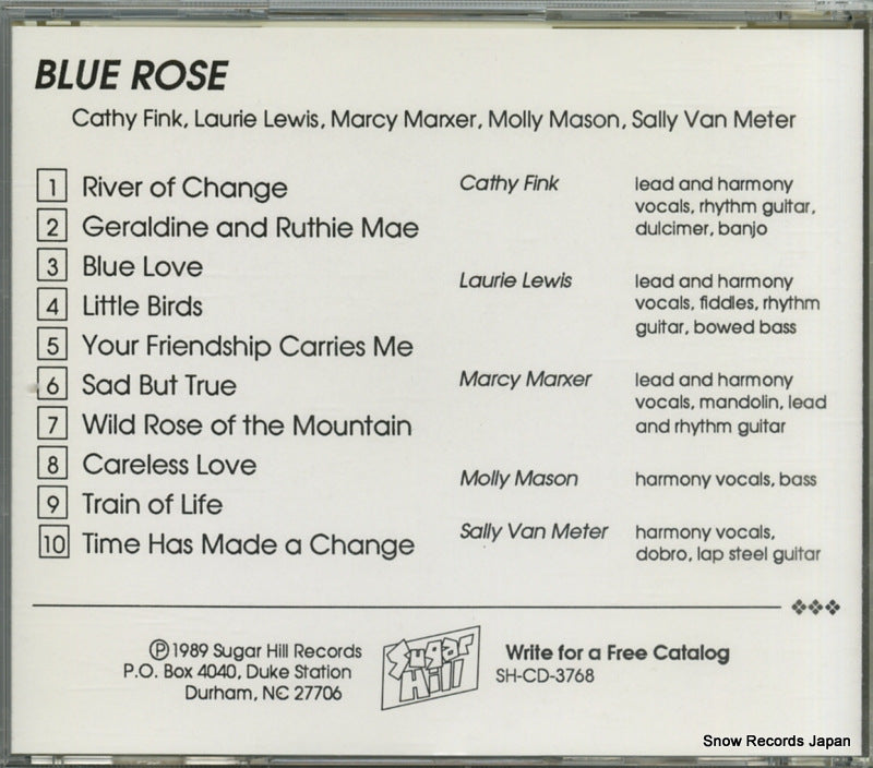 SH-CD-3768 back cover