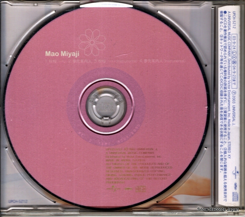 UPCH-5212 back cover