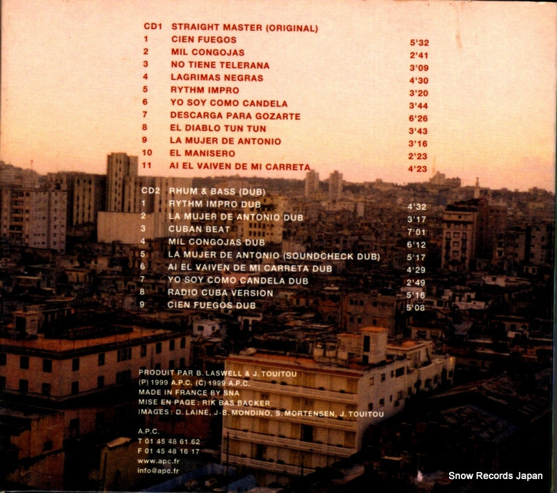 A.P.C.013 / CDA023 back cover