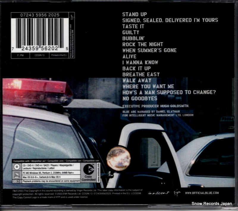 0724359562025 / CDSIN13 back cover