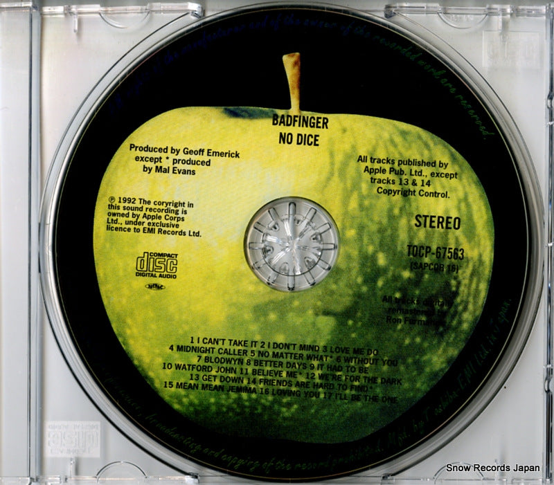 TOCP-67563 / SAPCOR16 disc