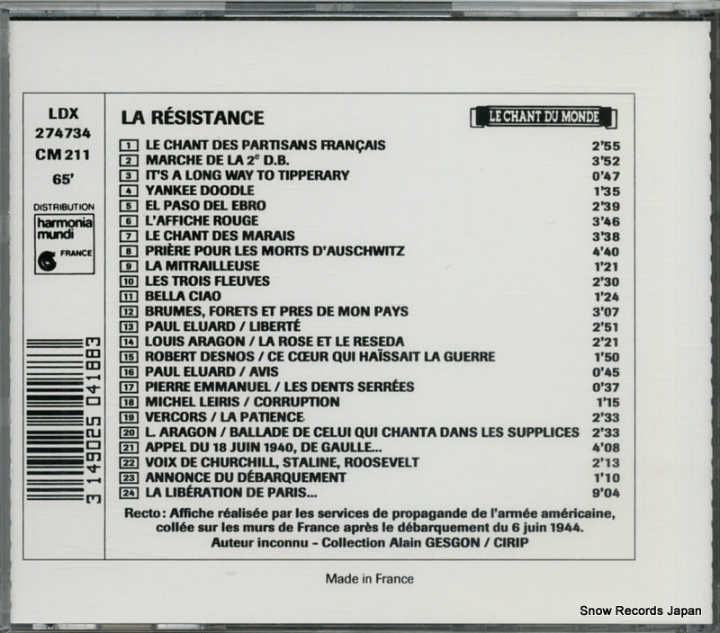 LDX274734 back cover