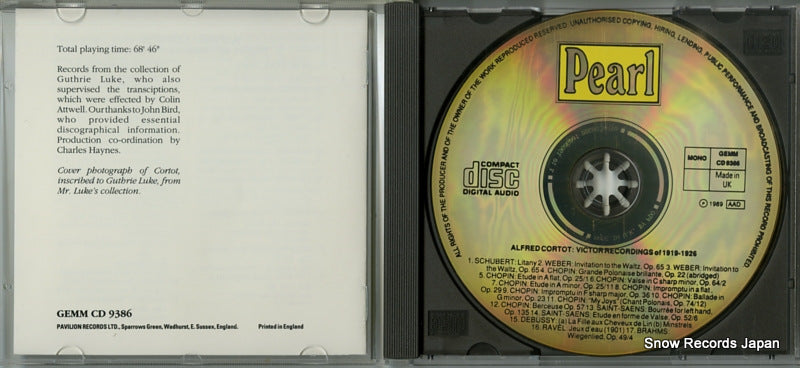 GEMMCD9386 disc