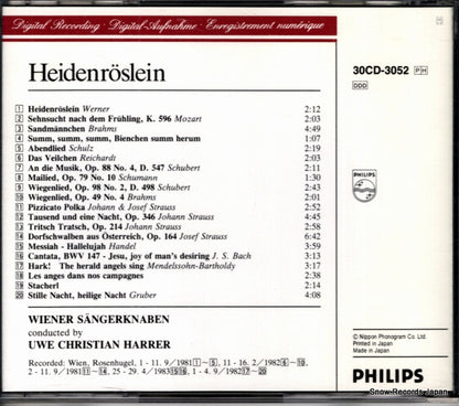 30CD-3052 back cover