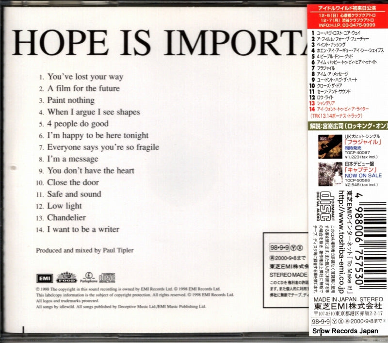 TOCP-50672 back cover