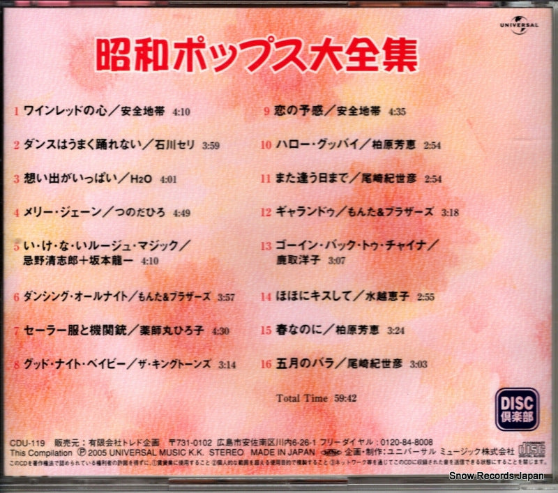 CDU-119 back cover