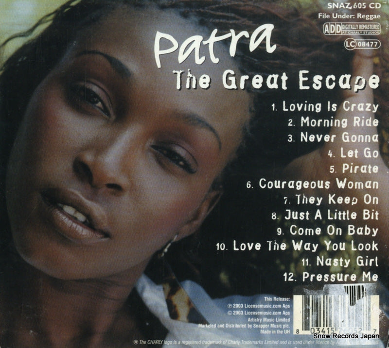 SNAZ605CD back cover