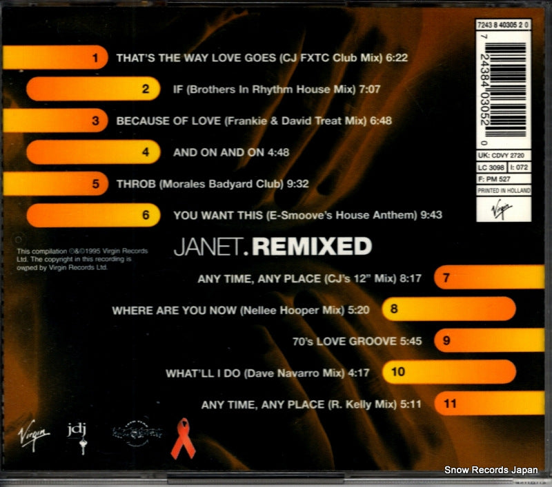 CDVY2720 back cover