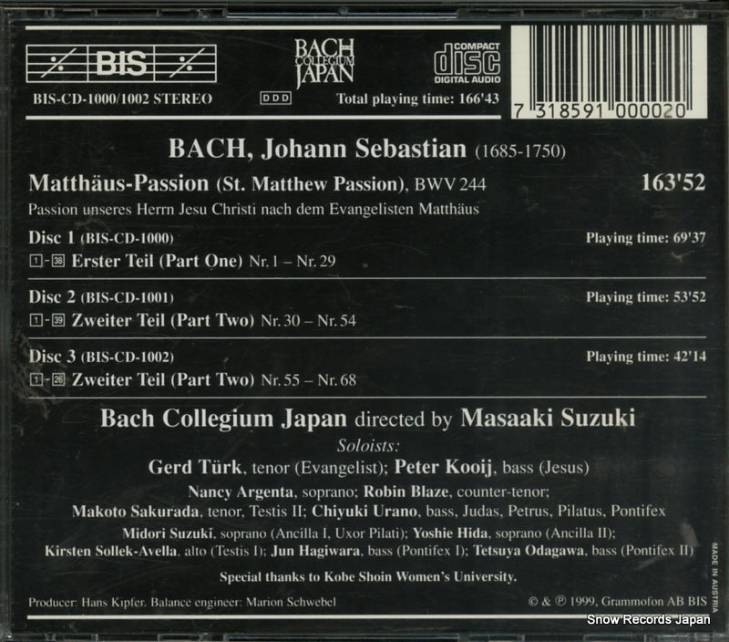 BIS-CD-1000/1002 back cover