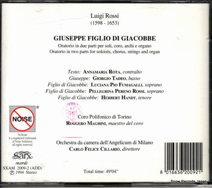 SXAM2009-2 back cover