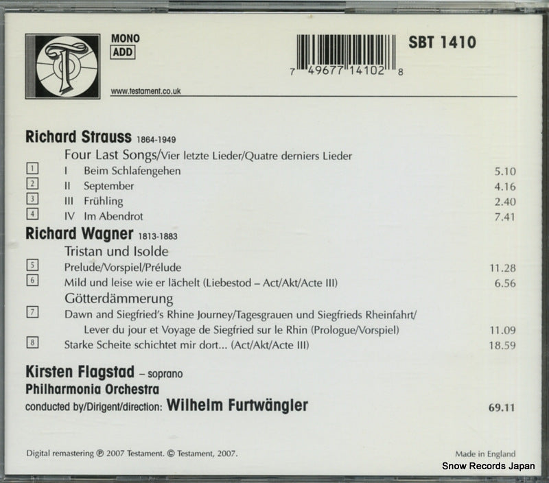 UCCN-1092 / SBT1410 back cover